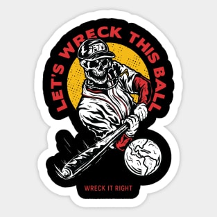Hit the Earth Sticker